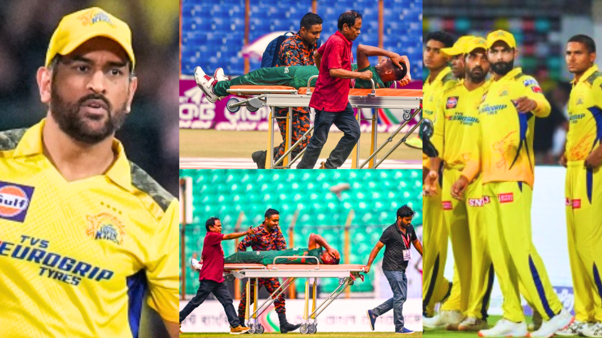 CSK player is in serious condition after being injured badly fighting for life and death