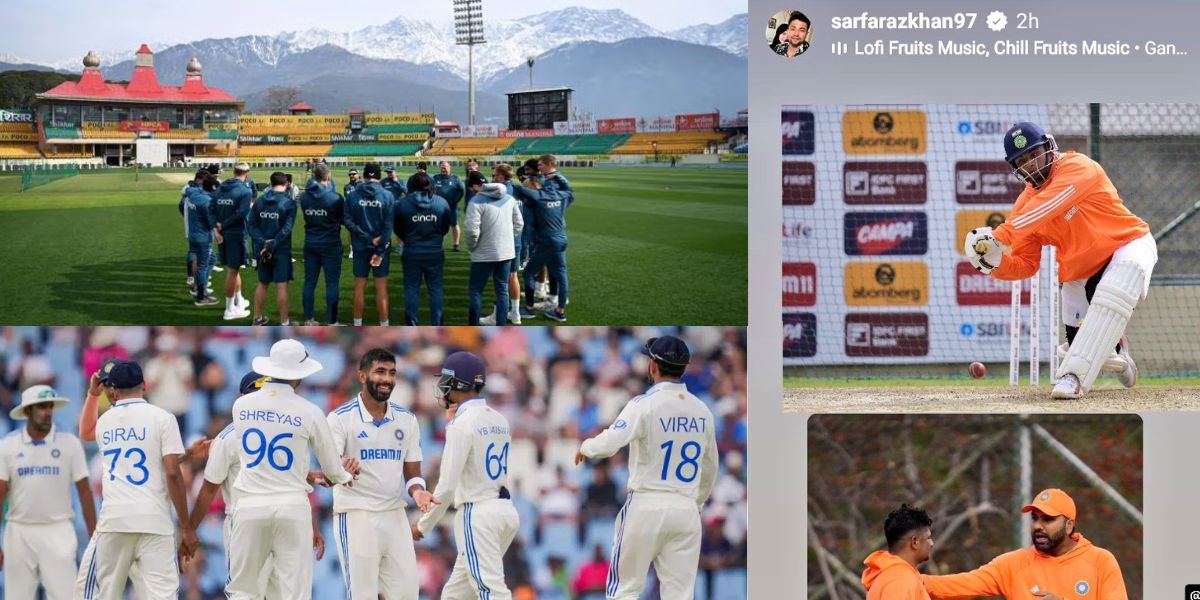 Sarfaraz Khan prepared for Dharamshala Test, captain Rohit gave these important tips in the nets