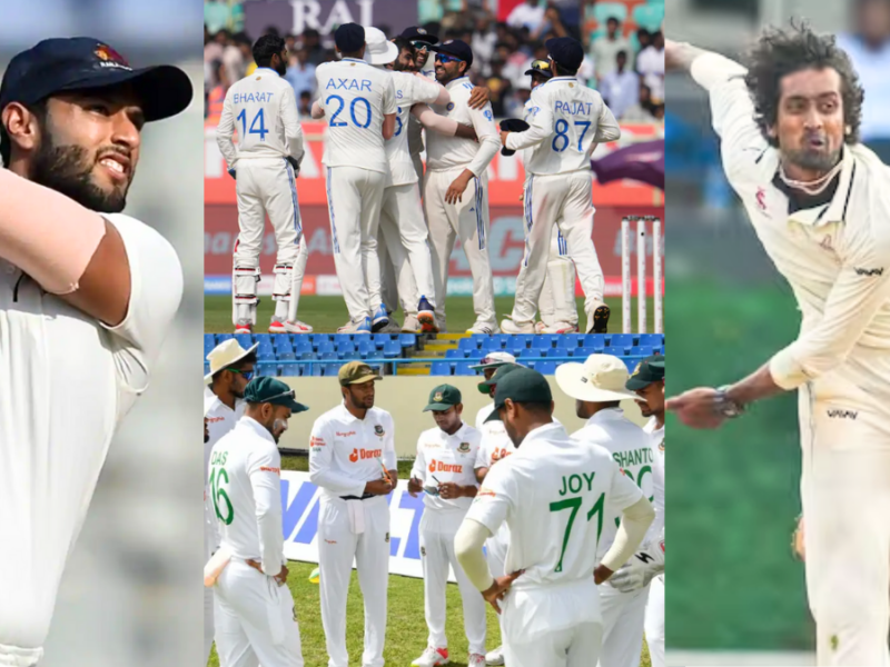 15-member Team India squad announcement for the Test series against Bangladesh