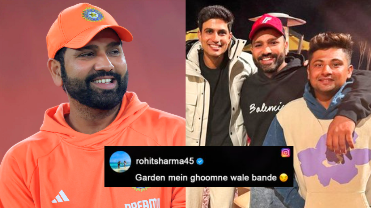 Rohit Sharma proved himself as biggest memes lover by using his own meme as caption
