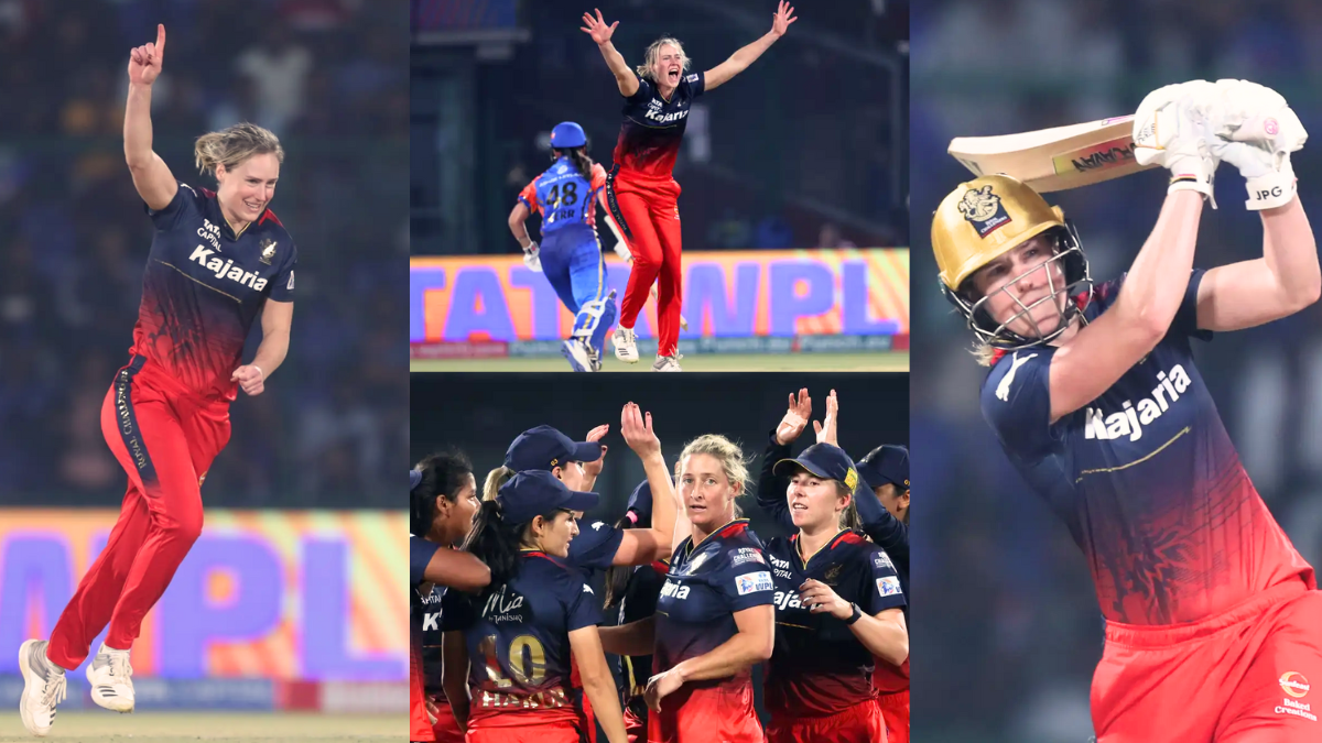 Ellyse perry all round brilliance led rcb defeat mi in a WPL 2024 battle read full report match