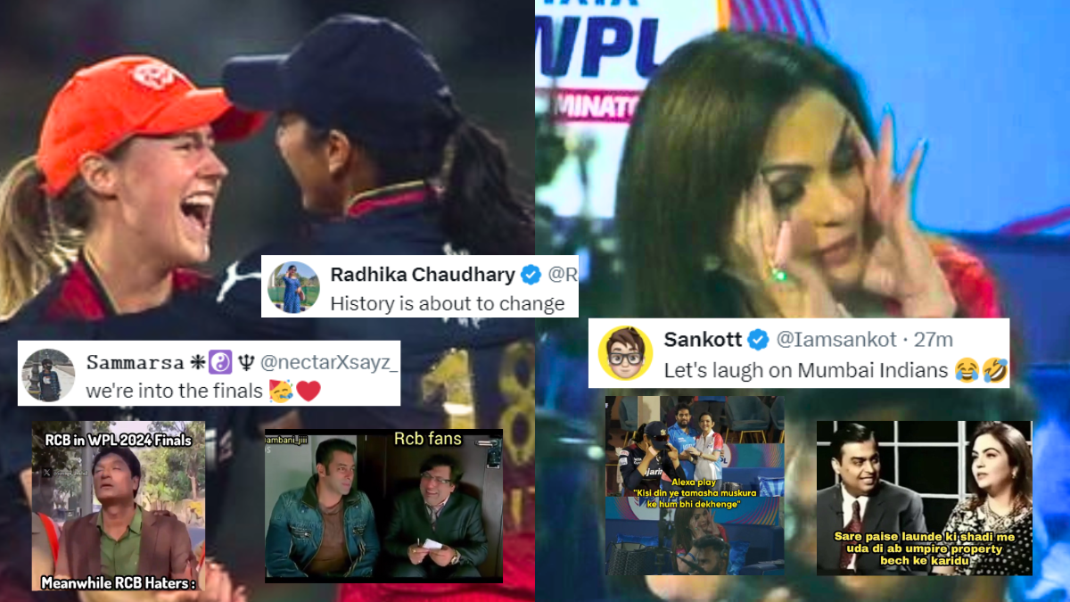 RCB excluded Mumbai Indians from WPL 2024 people made memes on social media