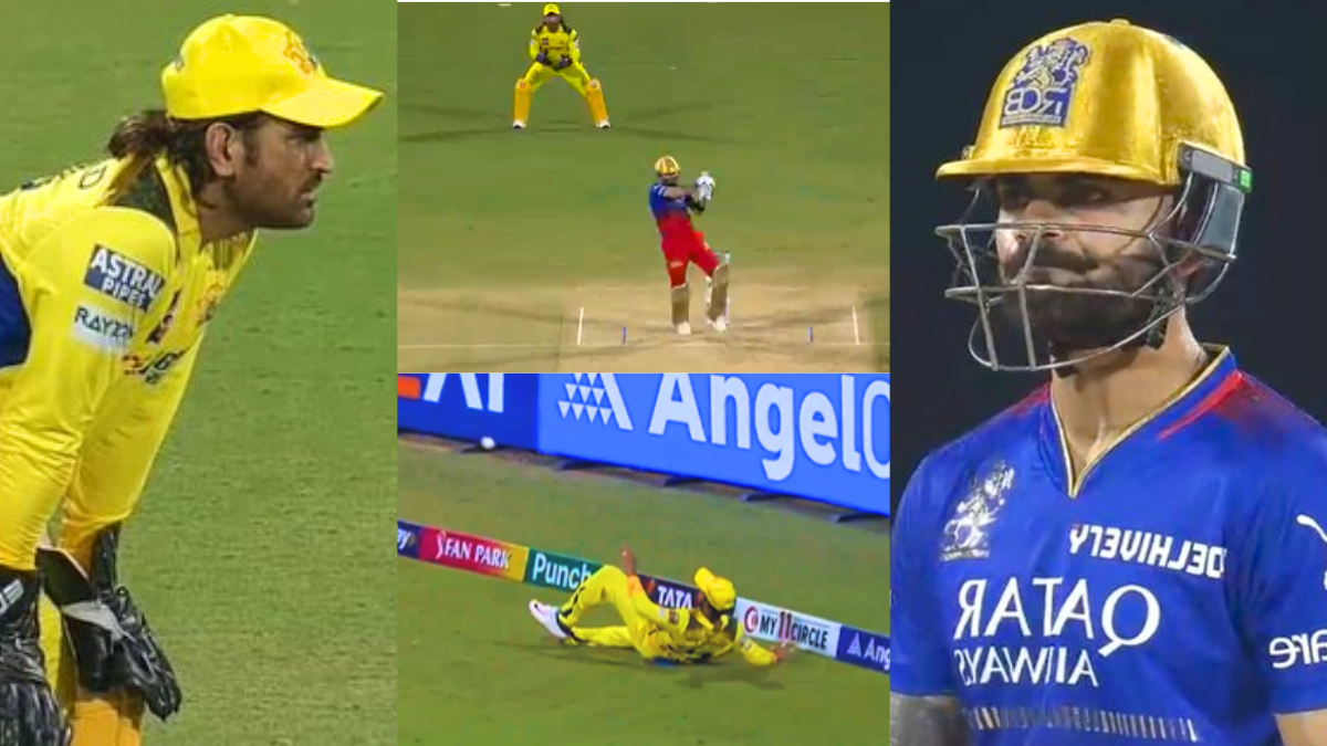 cleverness of Dhoni got Virat Kohli dismissed ajinkya rahane rachin ravindra brilliant catch