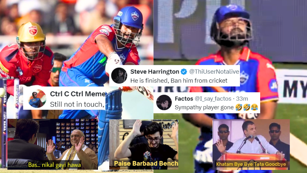 Rishabh Pant was a flop on his return after 453 days fans criticized him on social media