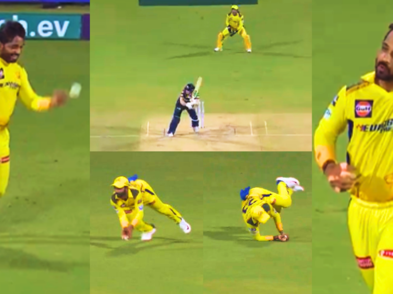 VIDEO AJINKYA Rahane took the best catch of IPL 2024 by diving in front