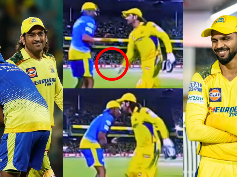 Ms dhoni was seen touching bravos private part hilarious video went viral