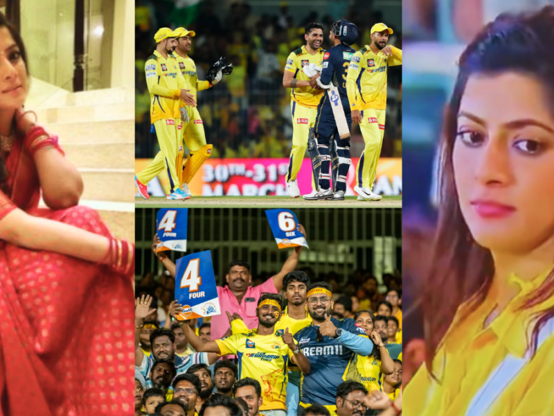 IPL 2024 identity of a mystery girl who came to support CSK revealed Belongs to film industry