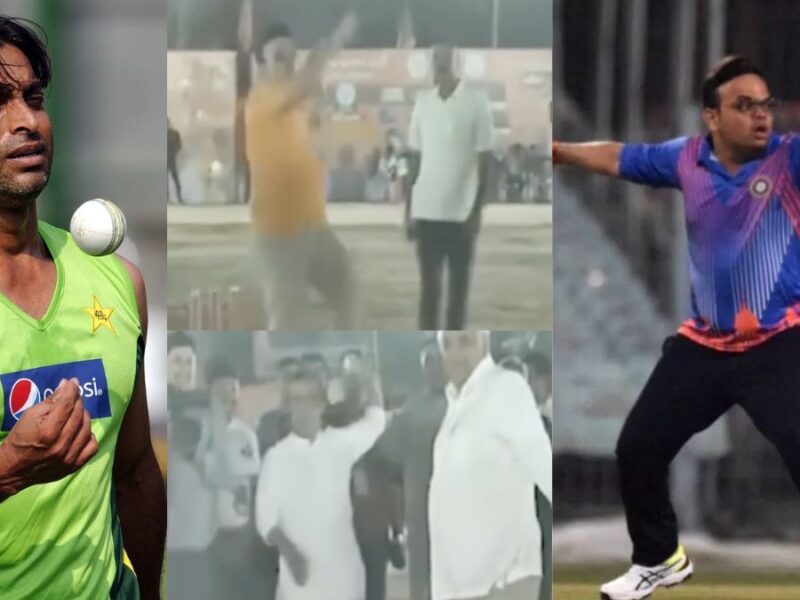 Speed ​​of 150+KMPH, Jay Shah turned out to be more dangerous than Shoaib Akhtar, deadly bowling in front of Gujarat CM