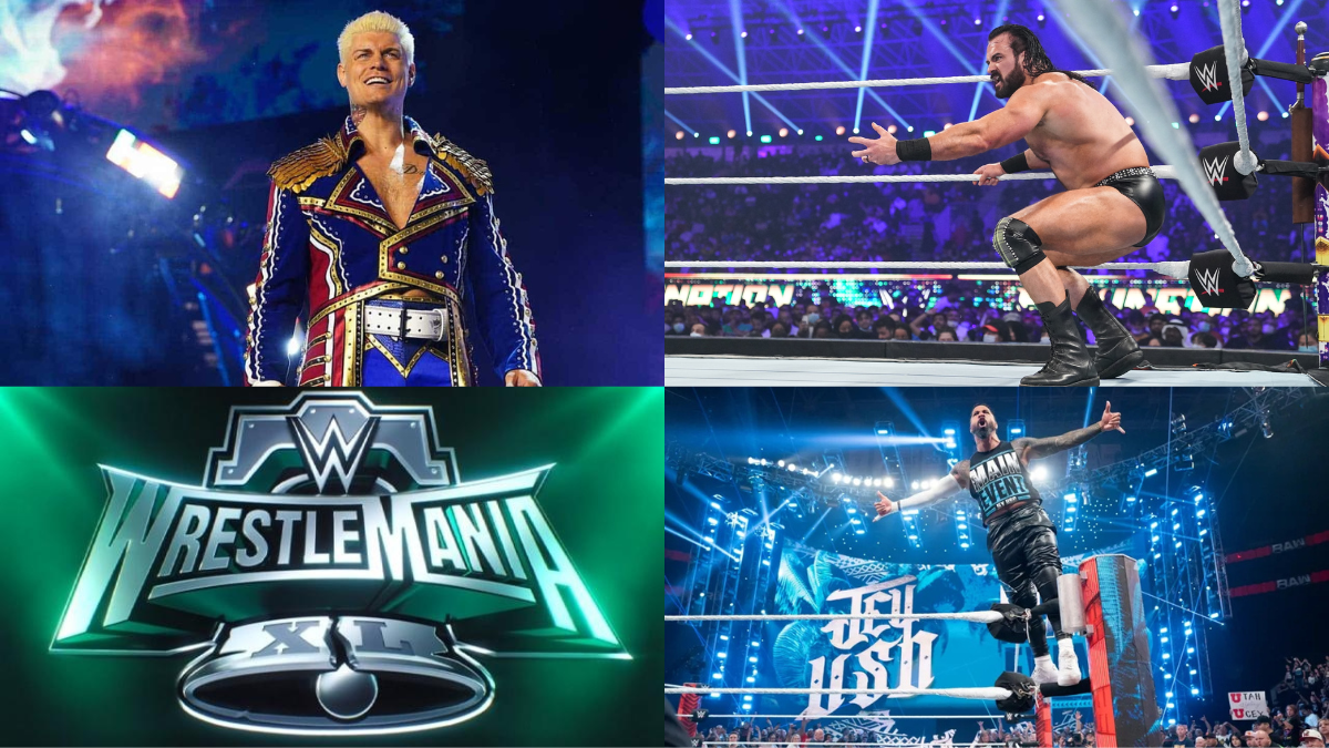 WWE Road to WrestleMania में स्मैकडाउन और रॉ के सुपरस्टार्स ने मचाया धमाल, रोमन रेंस के भाई को लगातार दूसरी बार टाइटल मैच में मिली हार 1