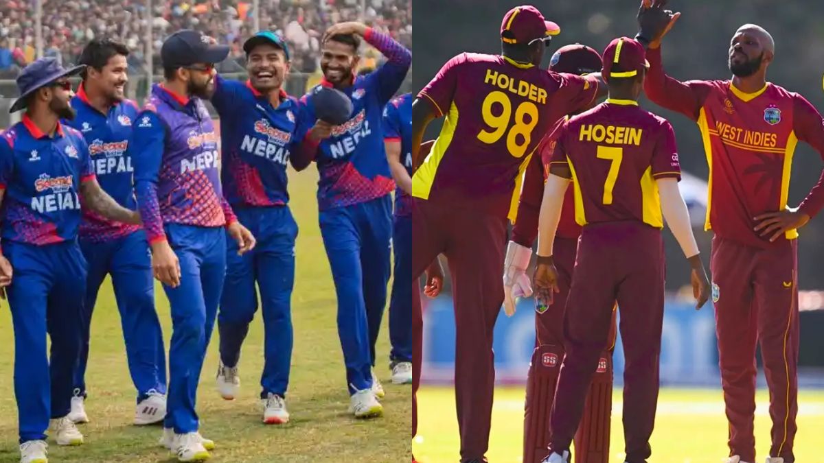 Big upset in world cricket, Nepal defeated star-studded West Indies in the first T20