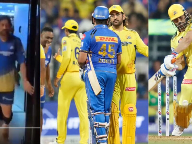VIDEO: MS Dhoni caused his own loss by hitting 3 sixes, got injured in MI vs CSK match, suspense on playing the remaining matches