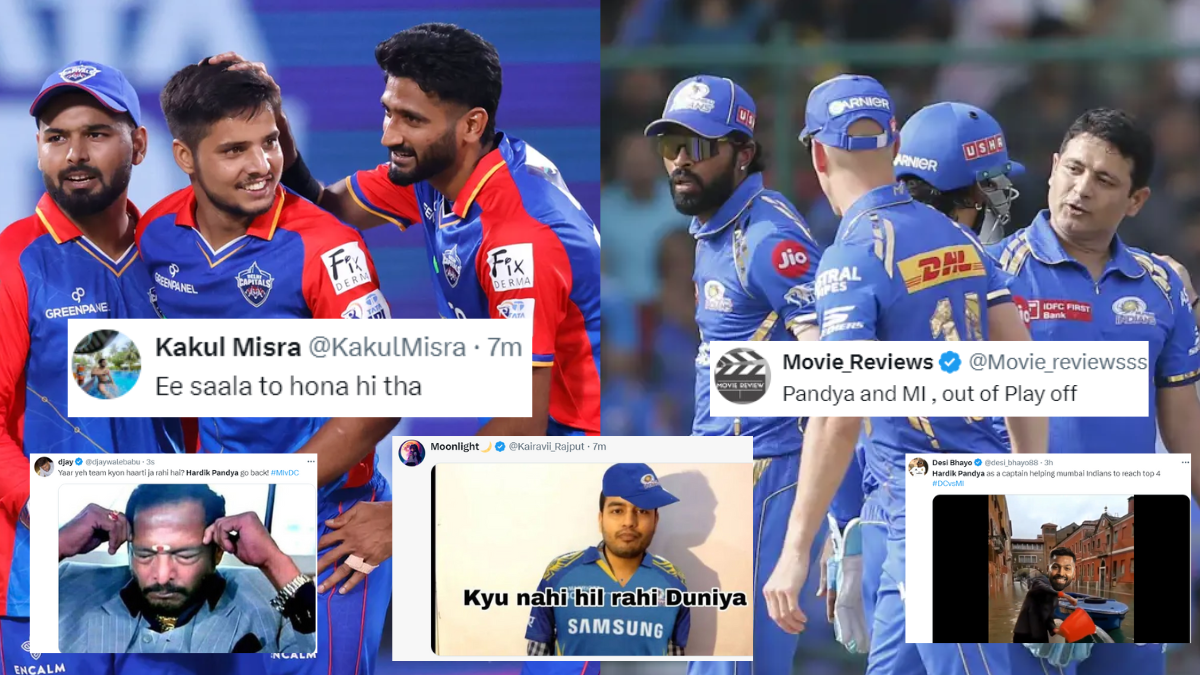 MI vs DC see how netizens trolled hardik pandya led mumbai indians after they lost against dc