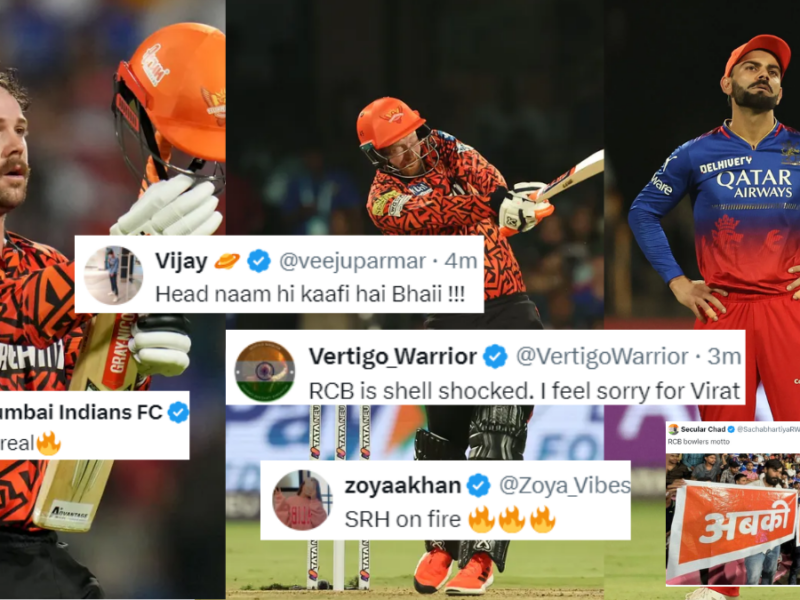 srh put a humongous total against rcb users gone crazy on social media reacted like this