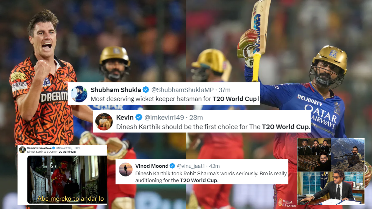 fans urges bcci to include Dinesh Karthik in t20 world cup team after he played brilliant inning