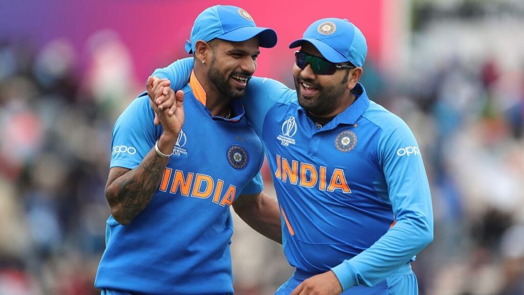 Rohit Sharma and Shikhar Dhawan 