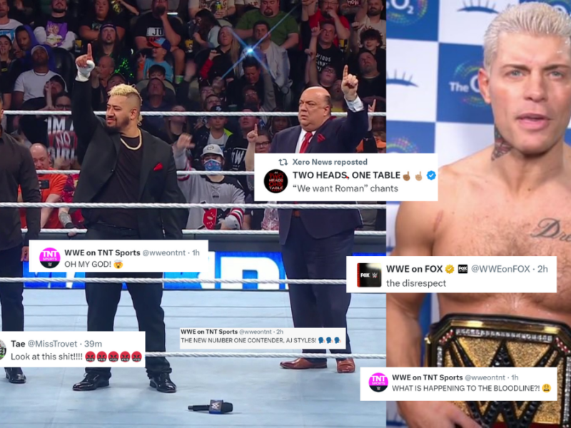 WWE SmackDown: The Bloodline के नए सदस्य टामा टोंगा ने पूर्व WWE चैंपियन को किया लहूलुहान, कोडी रोड्स को मिला पहला चैलेंजर, ट्विटर पर आई प्रतिक्रियाओं की बाढ़  13