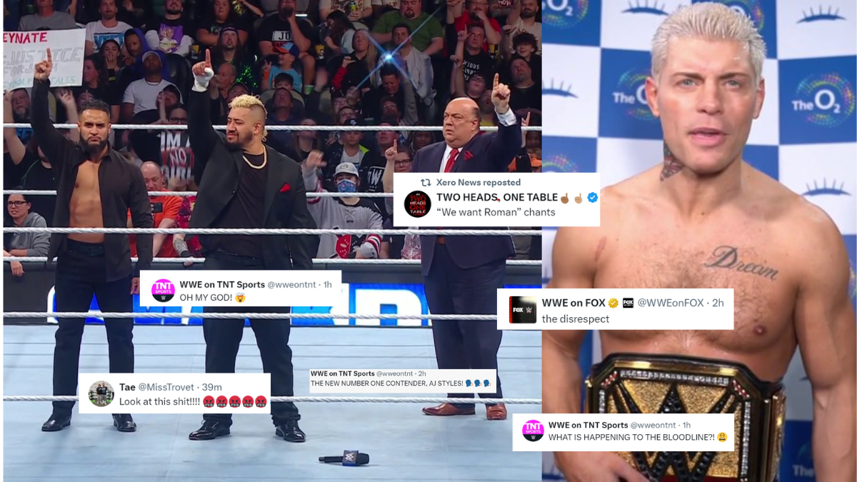 WWE SmackDown: The Bloodline के नए सदस्य टामा टोंगा ने पूर्व WWE चैंपियन को किया लहूलुहान, कोडी रोड्स को मिला पहला चैलेंजर, ट्विटर पर आई प्रतिक्रियाओं की बाढ़  1