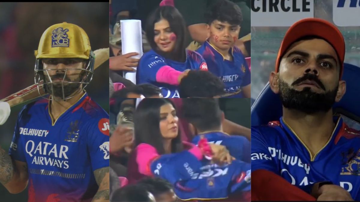 Virat Kohli's century is crazy, madness has crossed its limits! This woman started changing clothes in front of everyone in the stadium