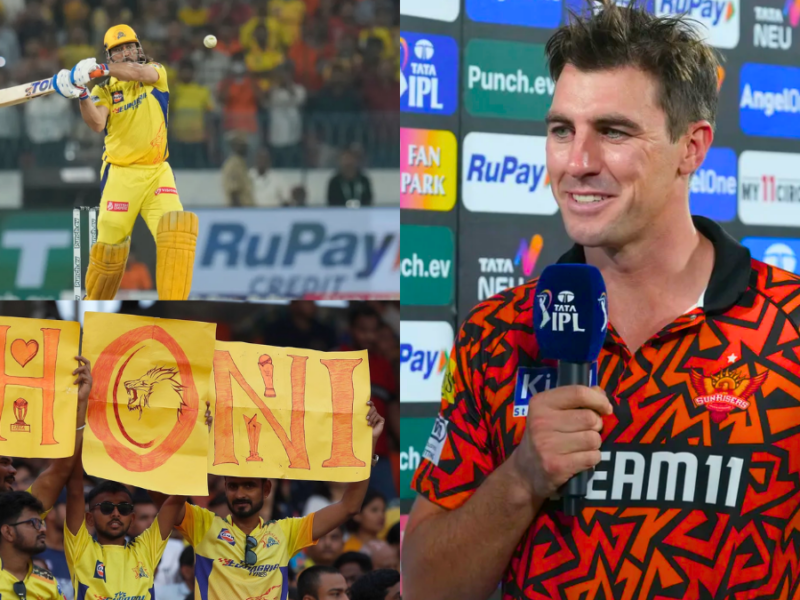 Pat Cummins hilarious take on fans creating noise For ms Dhoni read statement