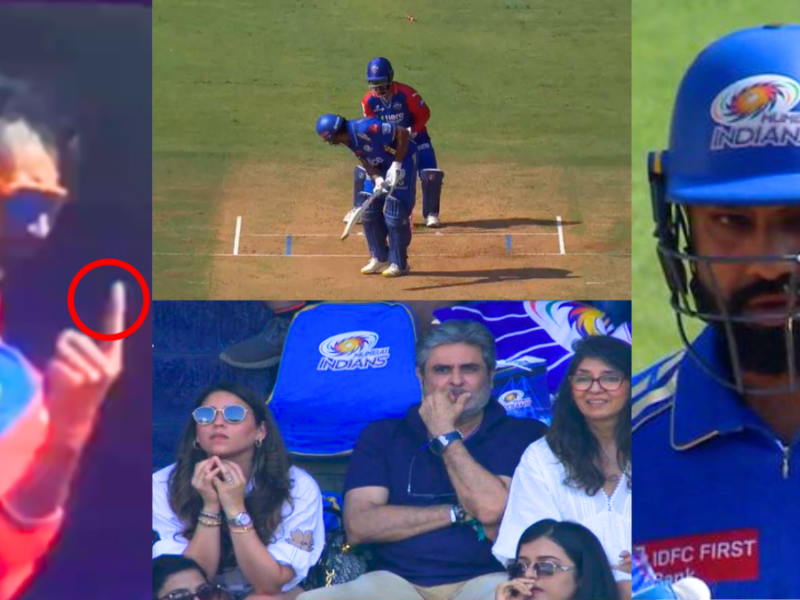 watch axar patel heated sent off to rohit sharma ritika sajdeh reaction getting viral