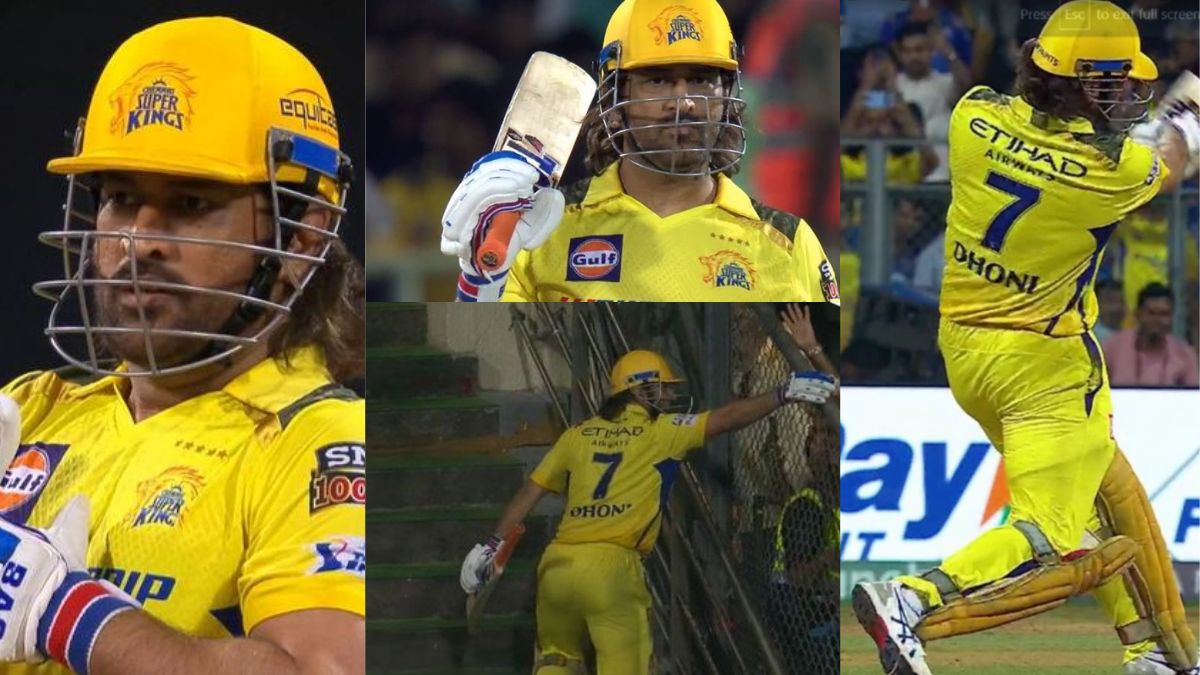 VIDEO: '6,6,6...', 24 Tashan at the age of 42, Dhoni stole the show with his innings of 20 runs, then gave a gift to this innocent fan