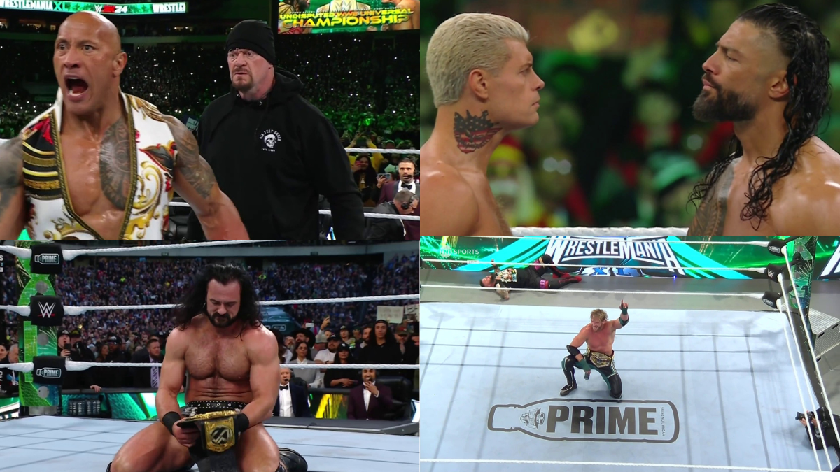 WWE WrestleMania XL Night 2: सभी 6 धमाकेदार मुकाबलों के नतीजों पर एक नजर, पूर्व चैंपियन जॉन सीना और द अंडरटेकर ने वापसी करते हुए दिया सरप्राइज 1