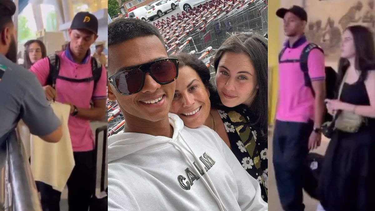 Yashasvi Jaiswal spotted with his Russian girlfriend at the airport, the opener's female friend is no less beautiful than Anushka-Deepika