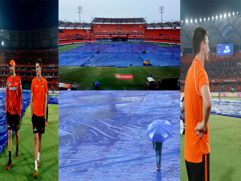 SRH vs GT Match abandoned without a ball being bowled due to rain