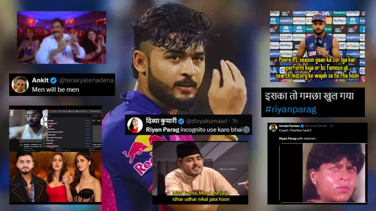 riyan-parag-youtube-history-went-viral-with sara-ananya hot-netizens-SHARING-memes-on-him