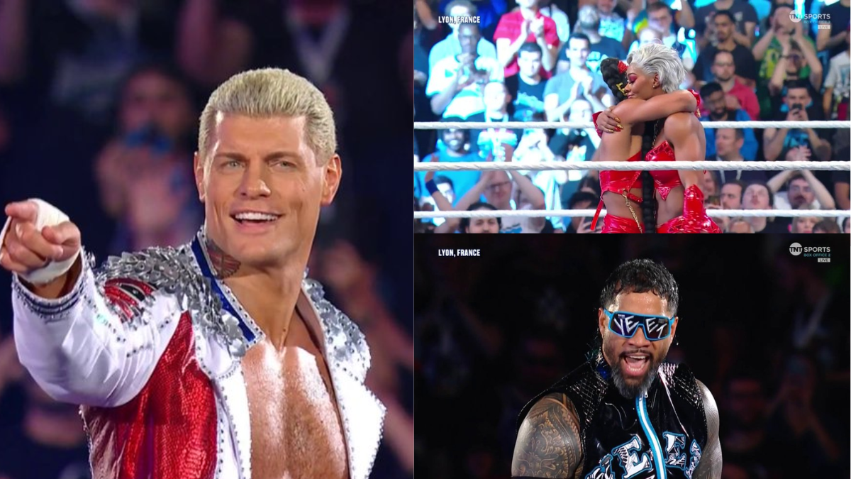 WWE Backlash France, 4 मई 2024 रिजल्ट्स: The Bloodline में नए सदस्य ने एंट्री करते हुए धोखे से जिताया मैच, दर्शकों को मिली नई टैग टीम चैंपियंस, पूर्व चैंपियन को कोडी रोड्स ने किया चारों खाने चित्त 1