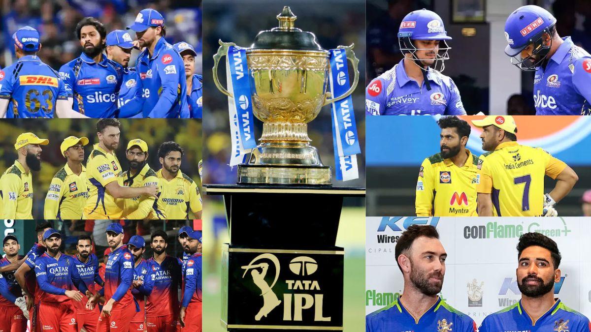 RCB released Maxwell-Siraj, CSK released Jadeja and Mumbai released Rohit-Ishan! Before IPL 2025, these 23 big players were released by the franchises