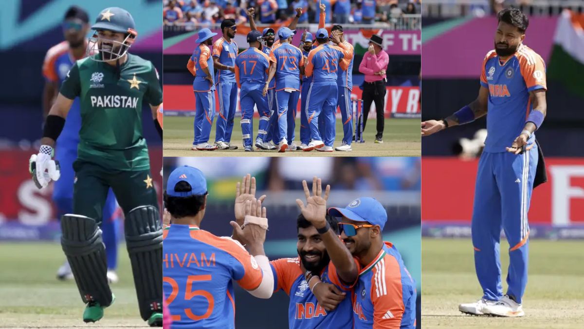मैच हाइलाइट्स: '21चौके- 4छक्के', जीत के लिए जी जान लगाकार लड़े बुमराह-हार्दिक-अर्शदीप, अमेरिका में भारत ने बाबर की टीम को बुरी तरह पटका 1