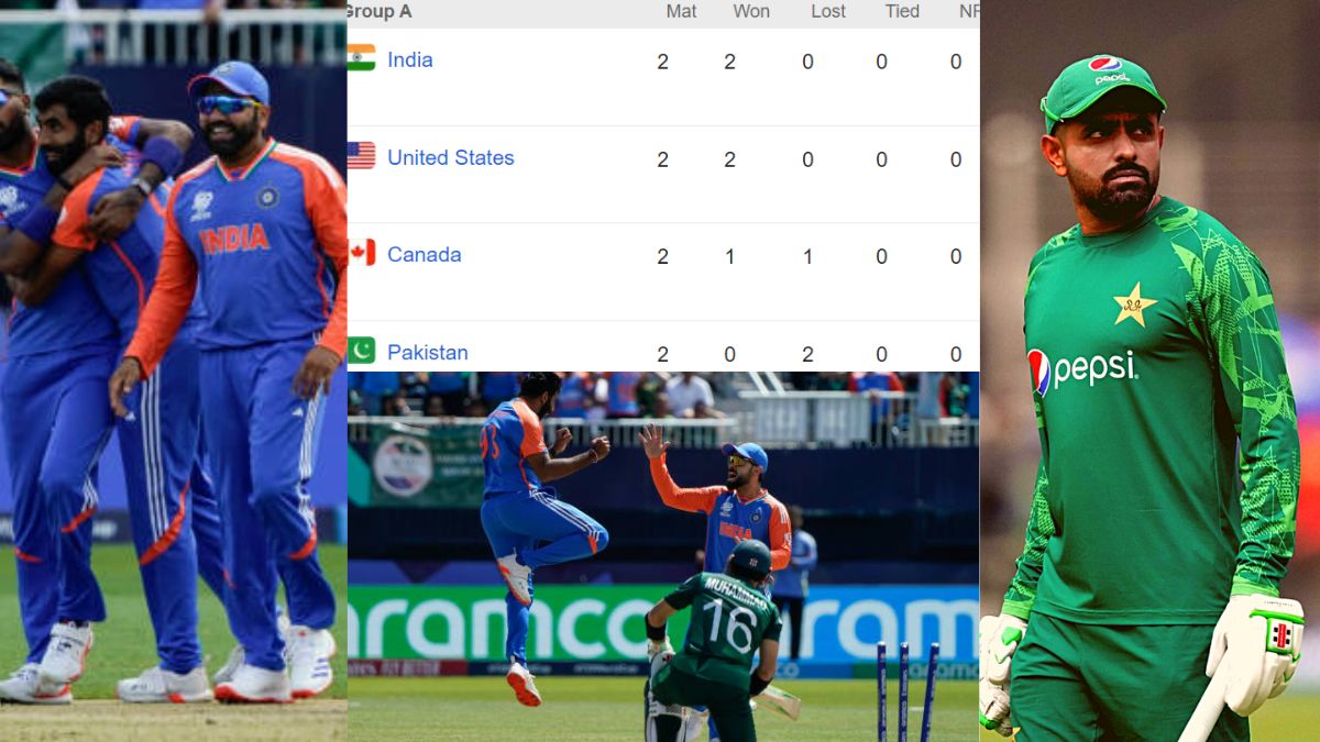 after ind vs pak match in t20 world cup 2024 updated points table