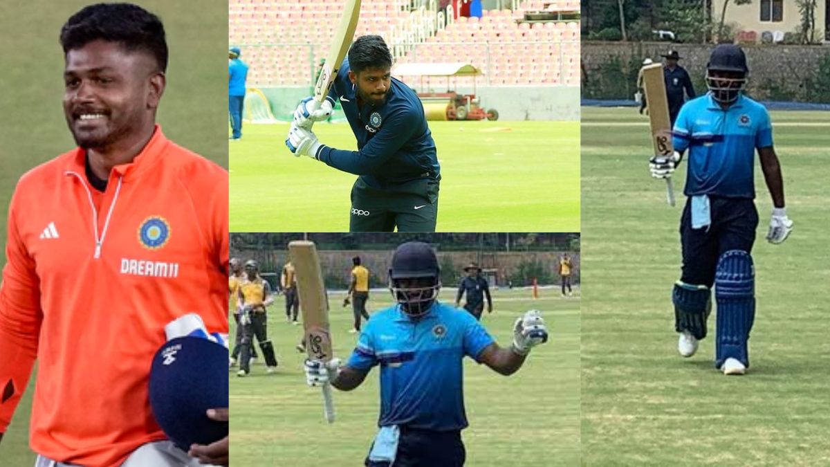 21 fours-10 sixes, Sanju Samson's tsunami in Vijay Hazare ODI tournament, scored a stormy double century by scoring 144 runs in 31 balls.