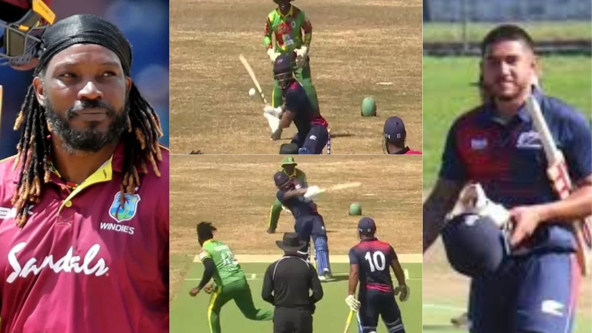 6,6,6,6,6,6..... World cricket got a new Chris Gayle, scored 39 runs on 6 balls, created havoc
