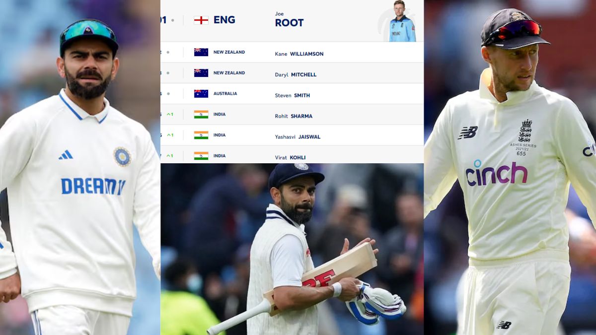 Kohli has a chance to become number-1 again in the Test rankings, leaving Joe Root just so many points behind.