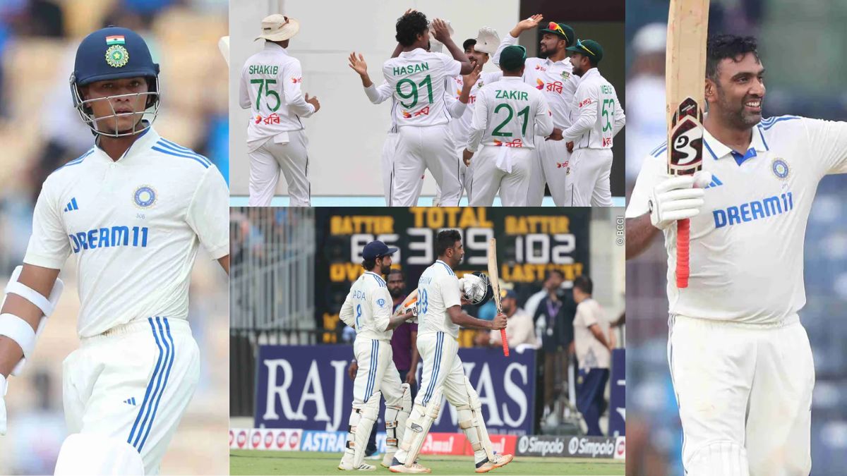 IND vs BAN: STATS: पहले दिन के खेल में बने कुल 11 बड़े रिकॉर्ड्स, यशस्वी जायसवाल ने रोहित-कोहली को पीछे छोड़ बना डाला वर्ल्ड रिकॉर्ड 1