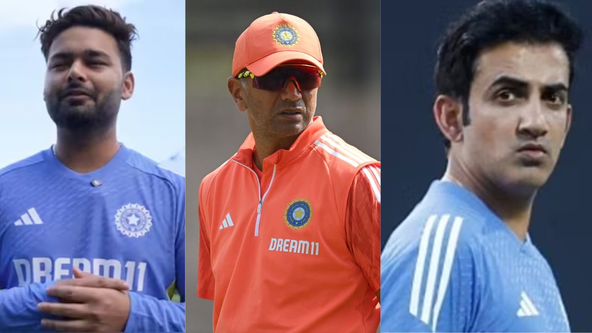 'He is more dangerous...' While comparing Gambhir-Dravid, Rishabh Pant called him the best head coach of India.