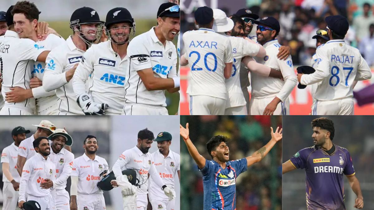 4 players playing Bangladesh test out, Mayank Yadav-Harshit Rana debut, Team India announced for New Zealand test series!