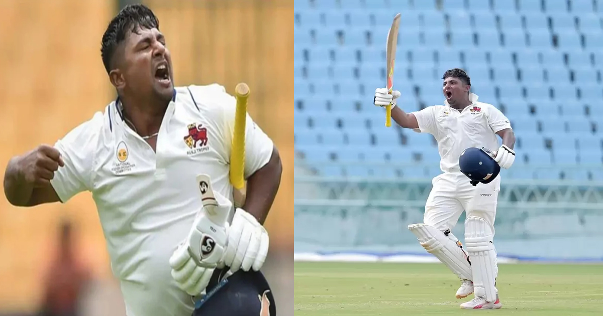 Sarfaraz Khan created chaos in Ranji, created history and played an inning of 275 runs, hit 30 fours and 7 sixes.