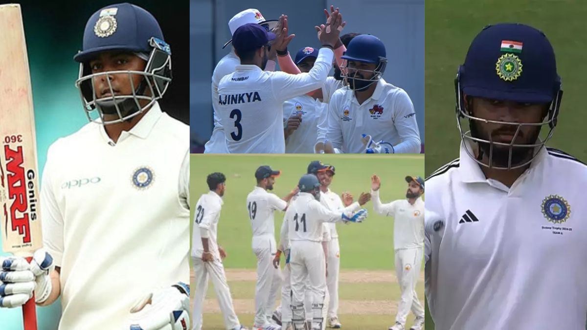 6,6,6,6,4,4,4,4...', Prithvi Shaw's whirlwind came in Ranji, destroyed Riyan Parag's team, scored 220 runs in just 53 balls.