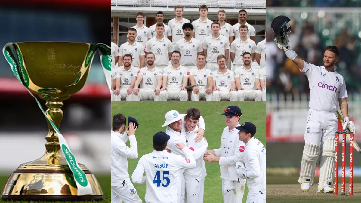 6,6,6,6,6,4,4,4,4.... England's opener Ben Duckett's bat roared fiercely, played a historic inning of 282 runs while batting stormily.