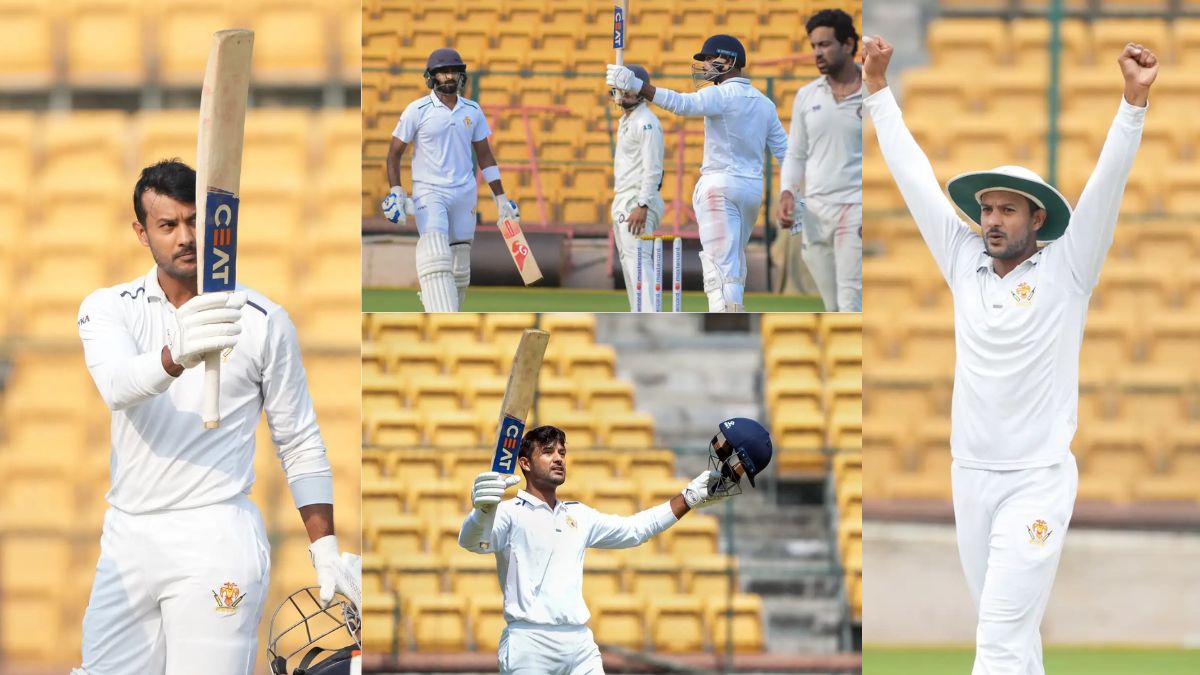 6,6,6,6,6,6,6..... Mayank Agarwal created havoc in Ranji, hit a triple century of 304 runs, hit 28 fours and 4 sixes.