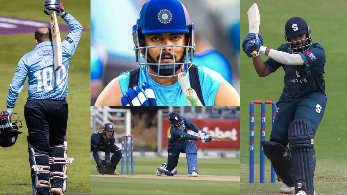 6,6,6,6,6,6….. Prithvi Shaw, who arrived in England to play the Royal London ODI Cup, opened fire with the bat, creating history by scoring a double century of 244 runs.