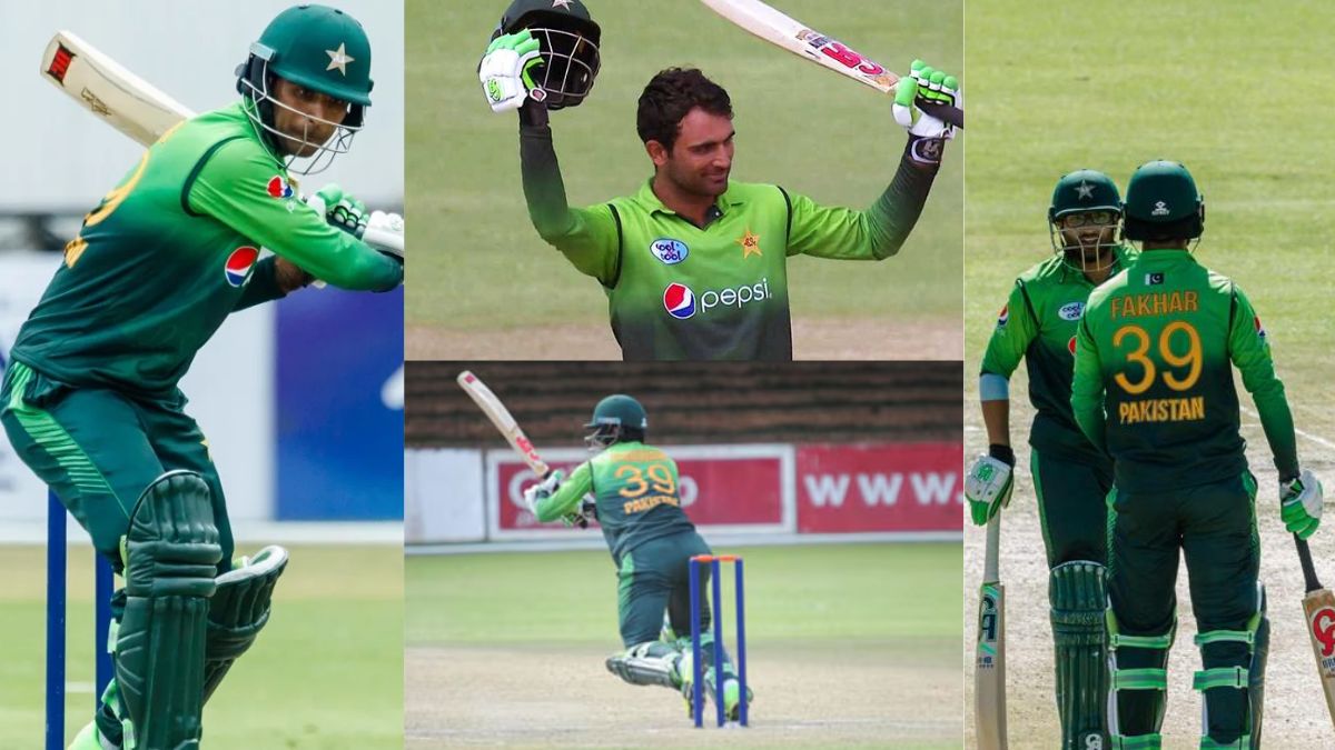 6,6,6,6,6,6..... Fakhar Zaman's storm came, crushed Zimbabwe's bowlers and scored a double century of 210 runs in ODI.