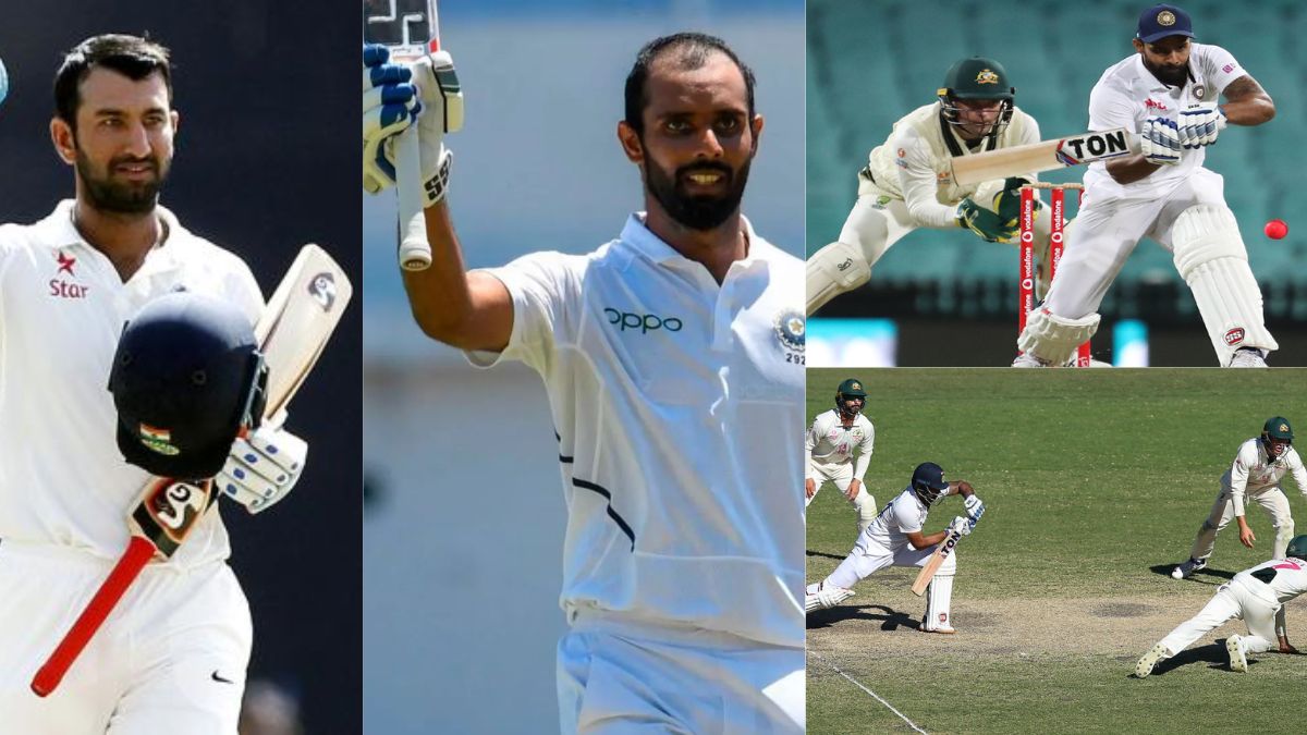 6,6,6,6,6,6,6..... Pujara's spirit came in Hanuma Vihari, who was not selected on Australia tour, drenched the bowlers and scored a triple century of 302 runs.