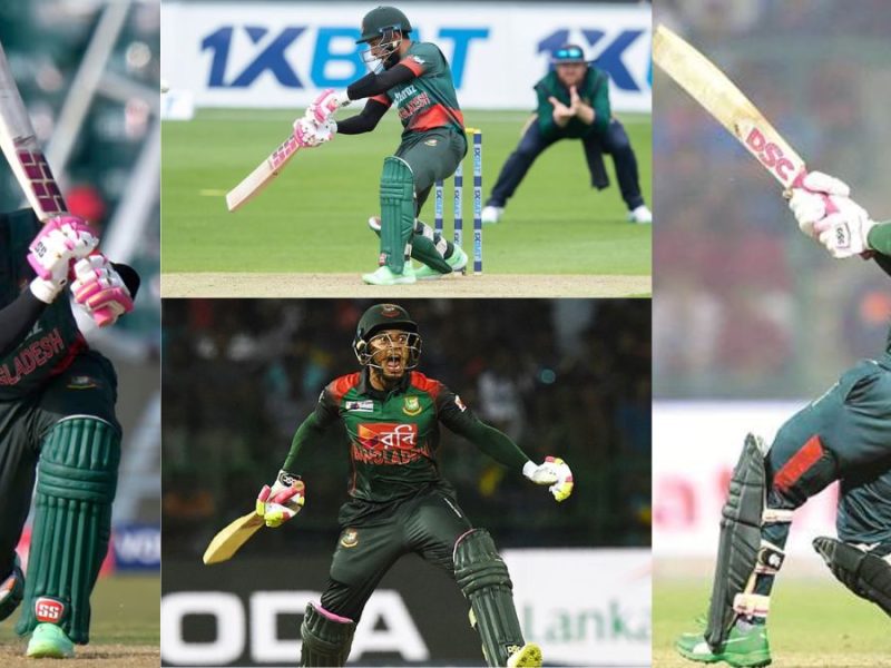 6,6,6,6,4,4,4,4... Mushfiqur Rahim created history in ODI, scored a century in 60 balls against this weak team.