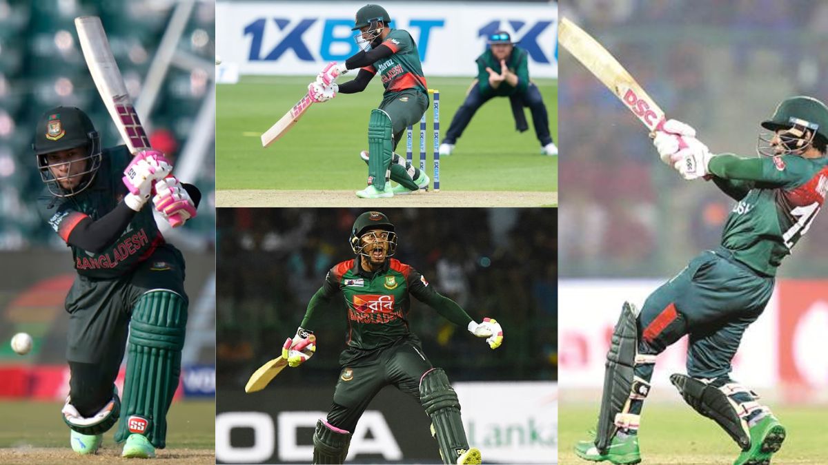 6,6,6,6,4,4,4,4... Mushfiqur Rahim created history in ODI, scored a century in 60 balls against this weak team.