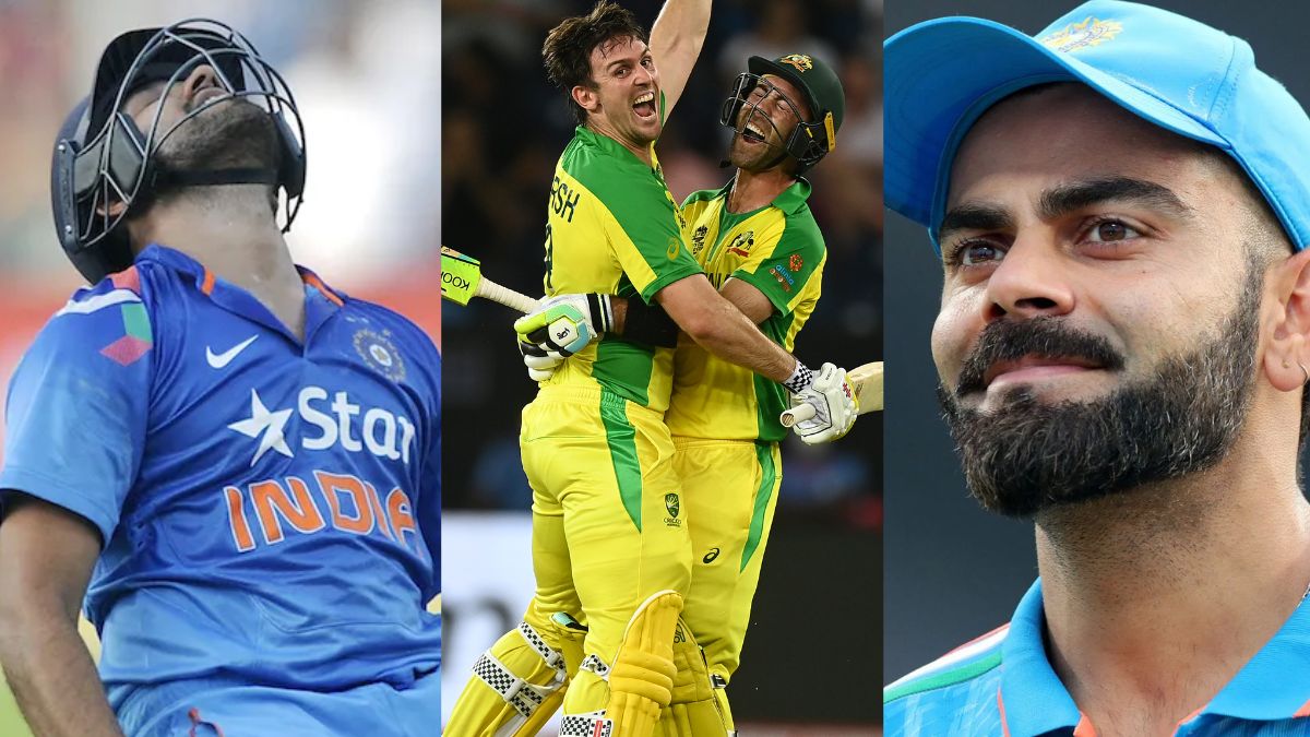 6,6,6,6,6,6,6..', Australia's Kohli's luck was bad, he did stormy batting in the style of Rohit Sharma, still could not break the huge record of 264 runs