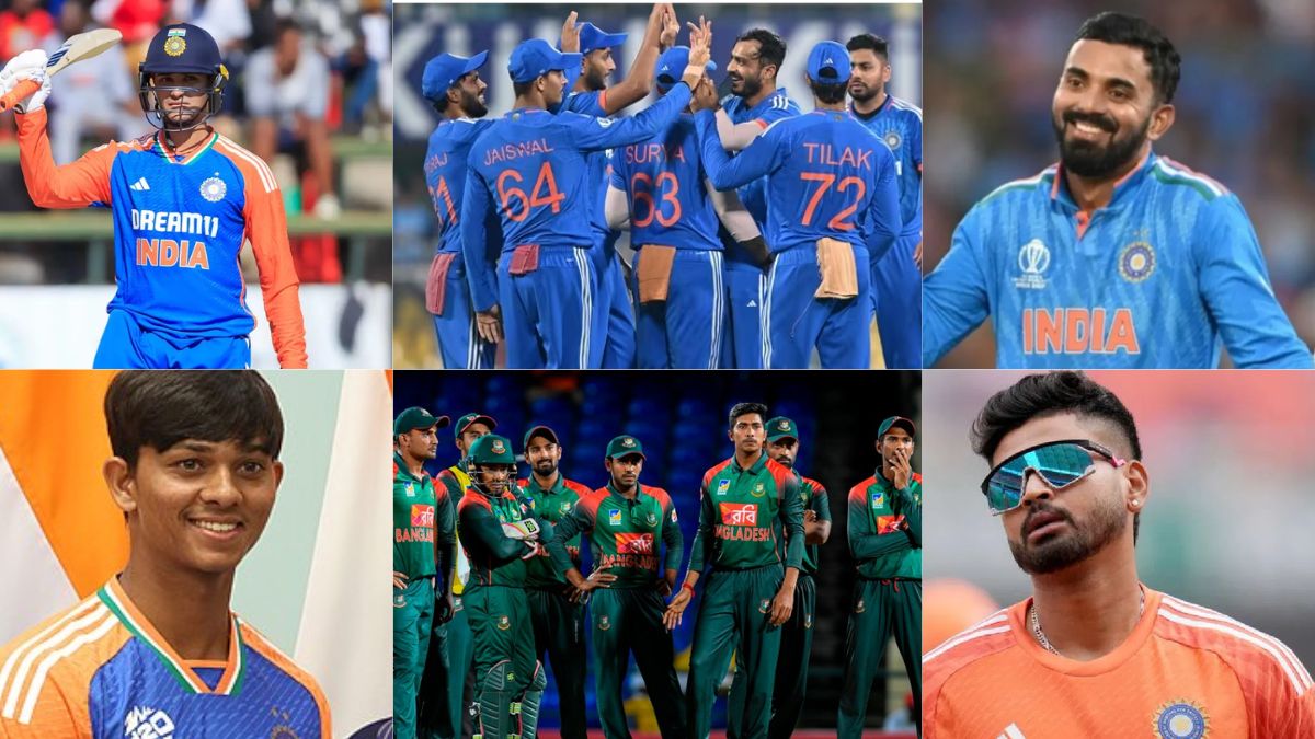 15-member Team India announced for ODI series against Bangladesh! Last chance for Rahul-Iyer, debut for Abhishek-Jaiswal